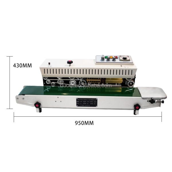 FR-980 Ink Coder Printer Vertical Continuous Plastic Bag Heat Band Sealer Packing Sealing Machine