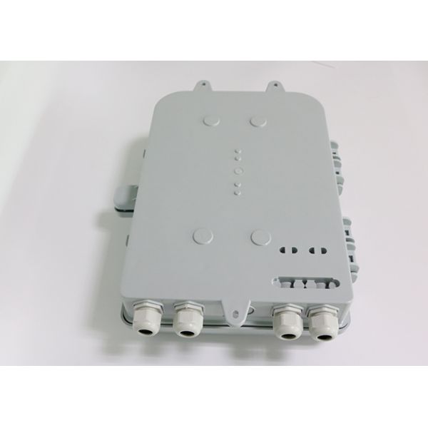24 Port Outdoor Wall Mounted Fiber Optic Distribution Box With Extend Capacity