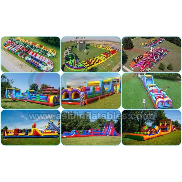 3 years Guaranteed Adrenaline Rush Extreme Inflatable Obstacle Course