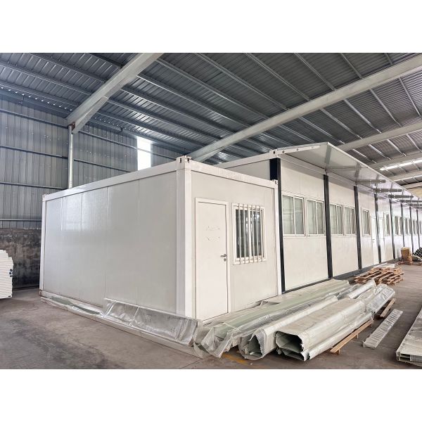 Fast Install Flat Pack Container Simple Design for Customized Hurricane Proof Accommodation in 20 Feet