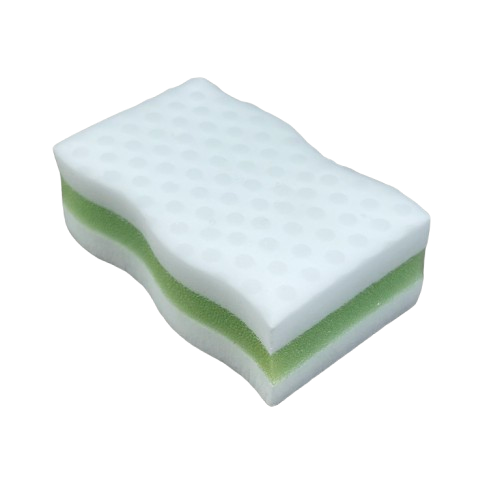 Durable 3-Layer Interlayer Cleaning Sponge - Reusable & Fireproof