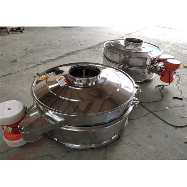 Flow Thru Vibro Screen Machine Sanitary Stainless Steel