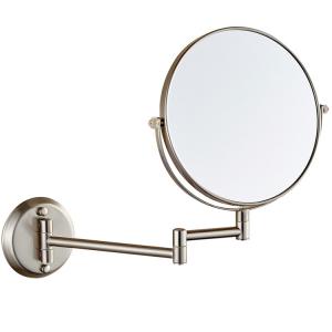 Quality IP44 Water Proof Smart Led Bathroom Wall Mirror Round Double Sides 5mm for sale