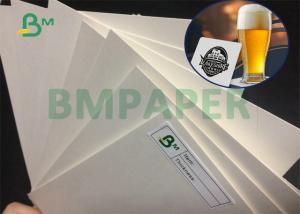 China 100% Fiber Uncoated Beer Mat Coaster Paper 0.7mm 0.8mm 0.9mm Pure White on sale