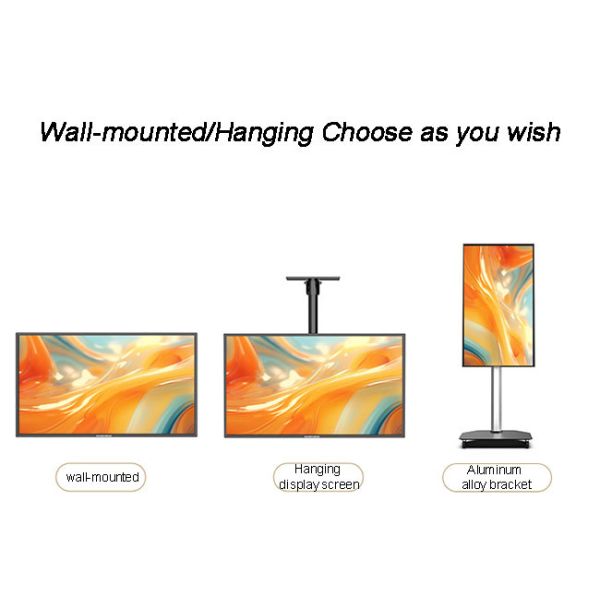 High Brightness Hanging Shop Dual Sided LCD Display window display Player