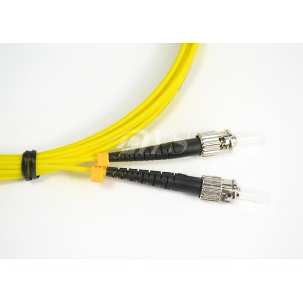ST Low Insertion Loss Fiber Optic Patch Cord For Telecom / CATV Systems