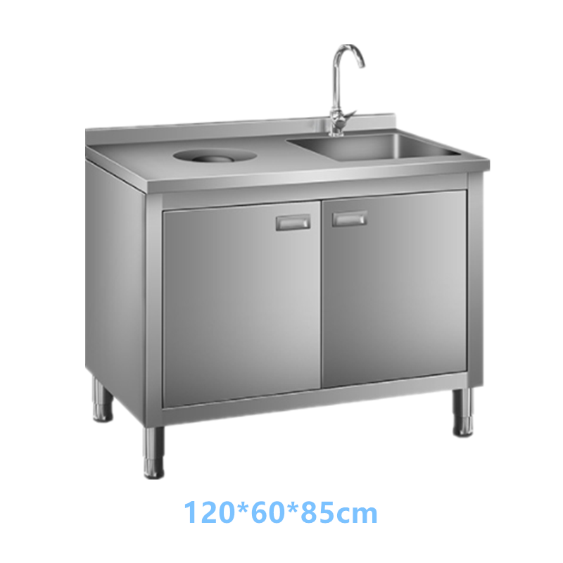 Custom Multi-functional Stainless Steel Kitchen Workstation with Adjustable Height Legs and Heavy-Duty Capacity
