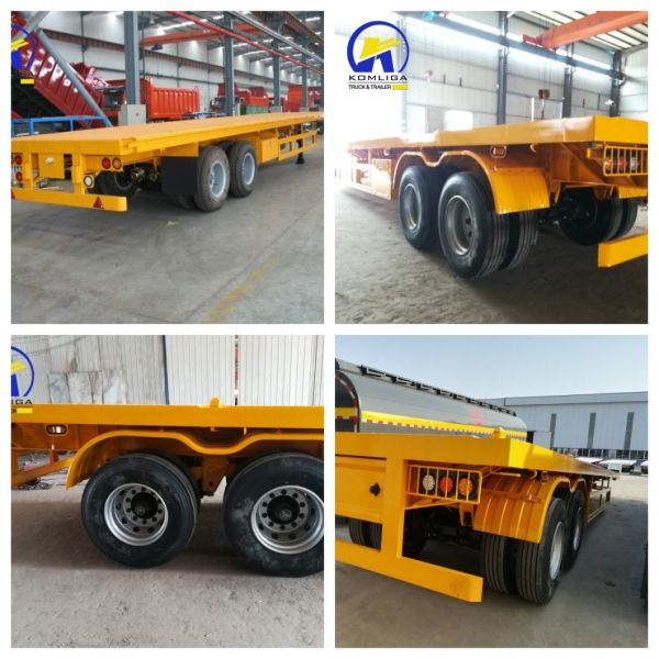 2 Axles 25FT Container Light Semi Trailer for Sale