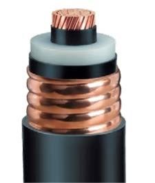 China High Voltage Power Cables IEC 60840  Copper Core XLPE Insulated Copper Corrugated Sheath High Voltage Power Cable on sale