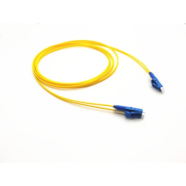 Short Boot Fiber Optic Jumper Cables LC LC Single Mode Duplex G657A LSZH 3 Meters