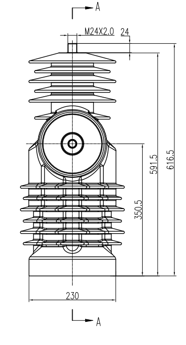 Outdoor Automatic Circuit Recloser with Embedded Pole and High Voltage Ceramic Capacitor for 11KV-38KV Featuring Vertically Integrated Manufacturing