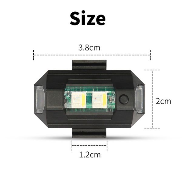 Motorcycle Tail Light Strobe LED Motorcycle Lights 5V Universal