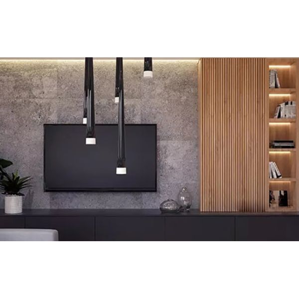 Indoor Decoration Plastic PS Wall Panel Waterproof Green Material