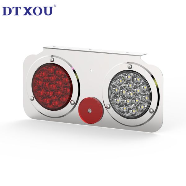 4-inch circular trailer tail light indicator L-shaped combination tail light
