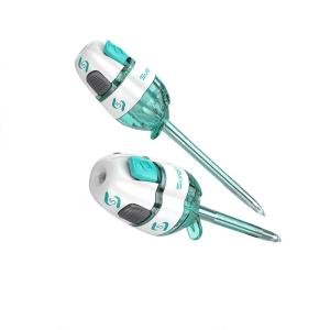 Quality CE Marked 5mm Single Use Laparoscopic Trocar Olive Shaped Top Valveless Trocar for sale