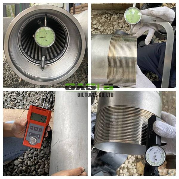 Customizable Stainless Steel Well Screen with API BTC LTC STC Thread End Connections and High Strength Perforated Base Pipe
