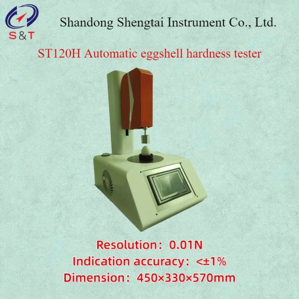 Automatic Eggshell Hardness Tester ST120H Indication Accuracy