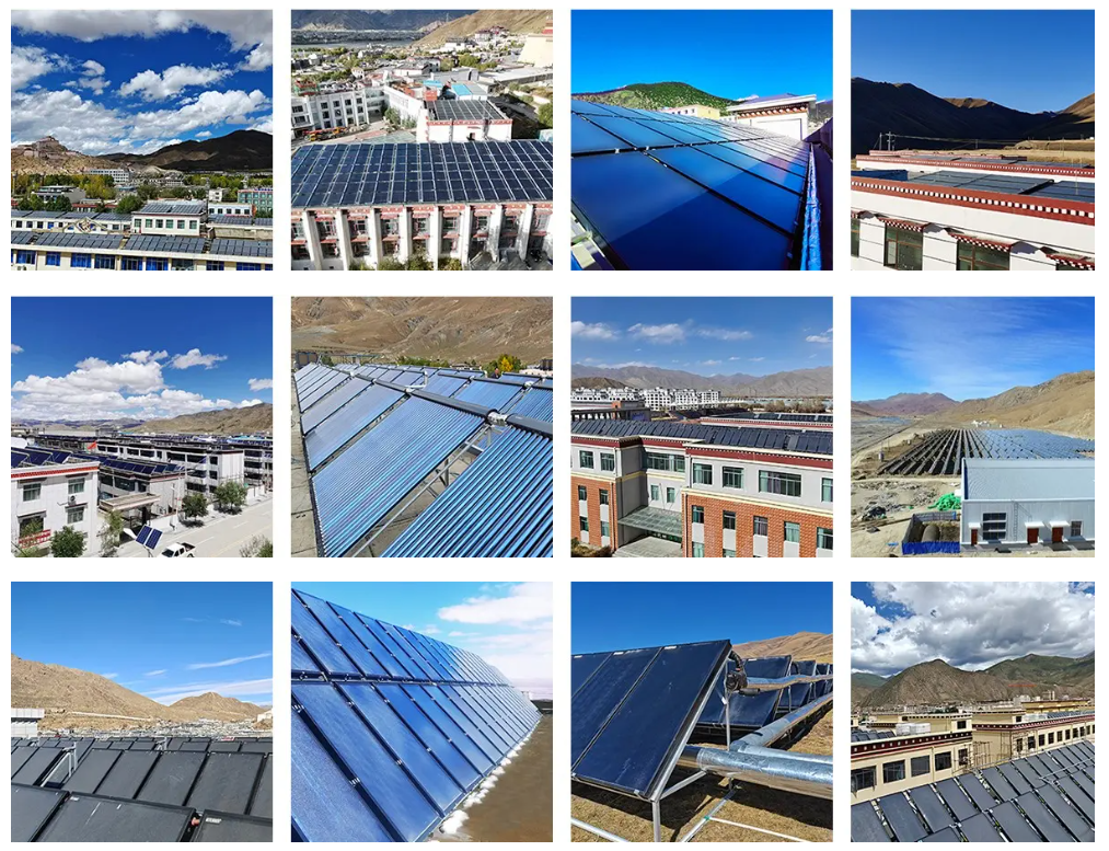 Engineering Flat Panel Solar Thermal Collectors For Large Scale Heating Projects