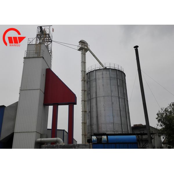 Inducing Type Continuous Dryer Machine , Corn / Maize Mechanical Grain Dryer