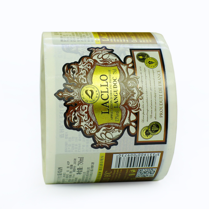 SGS Printing Self Adhesive Packaging Labels Size Customized