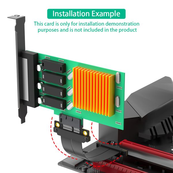 10cm Dustproof X1 Adapter Riser Card Pcie Extension Cable 4.0 Computer Hardware