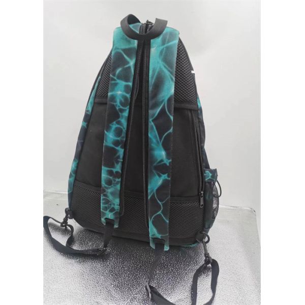 Functional Pickleball Racket Bag With Mesh Side Pocket And Waterproof Design