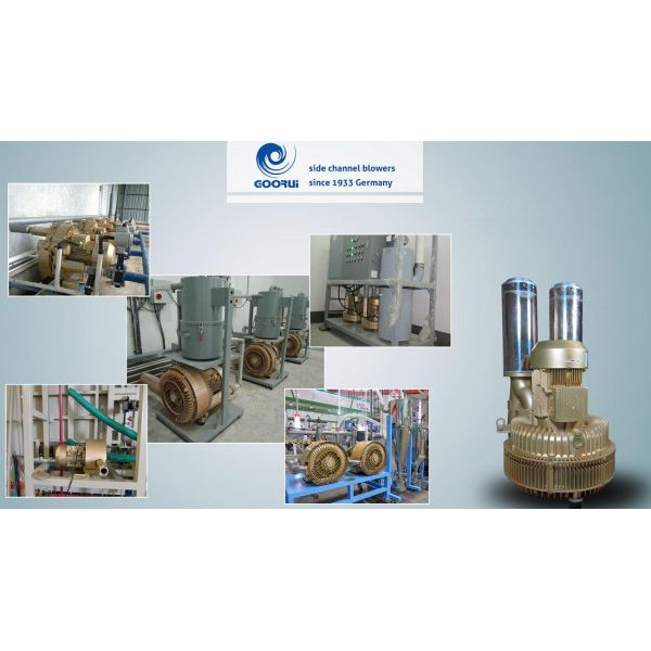 15HP 11kw Ring Blower , Side Channel Compressor For Cental Vacuum System