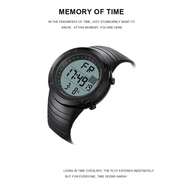 Interchangeable Bezel Silicone Sports Watch , Backlight Lcd Digital Watch