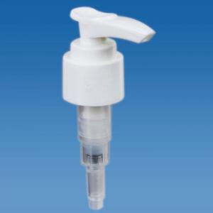 China White Plastic Shampoo Bottle Lotion Pump Replacement With RIbbed Neck UKCM-02A-B1 on sale