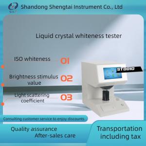 China Pulp, paper, and paperboard diffuse reflectance coefficient tester ST001D liquid crystal whiteness tester on sale