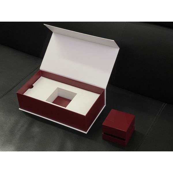 Customized Luxury Ring Box and Magnet Ring Set Box