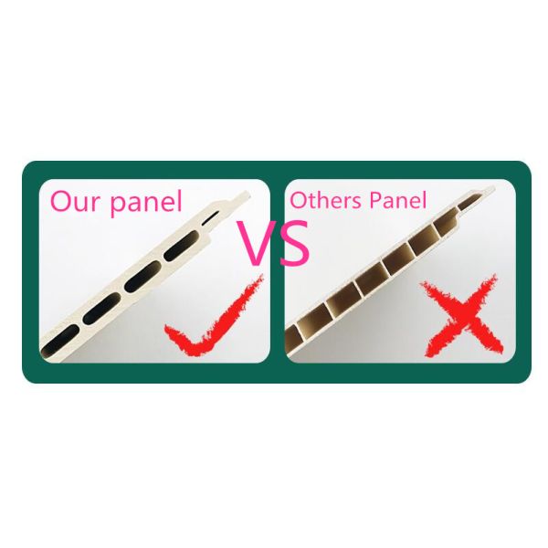 Easy Install PVC Wall Panels Interior Decorative Fireproof Ceiling Light Weight