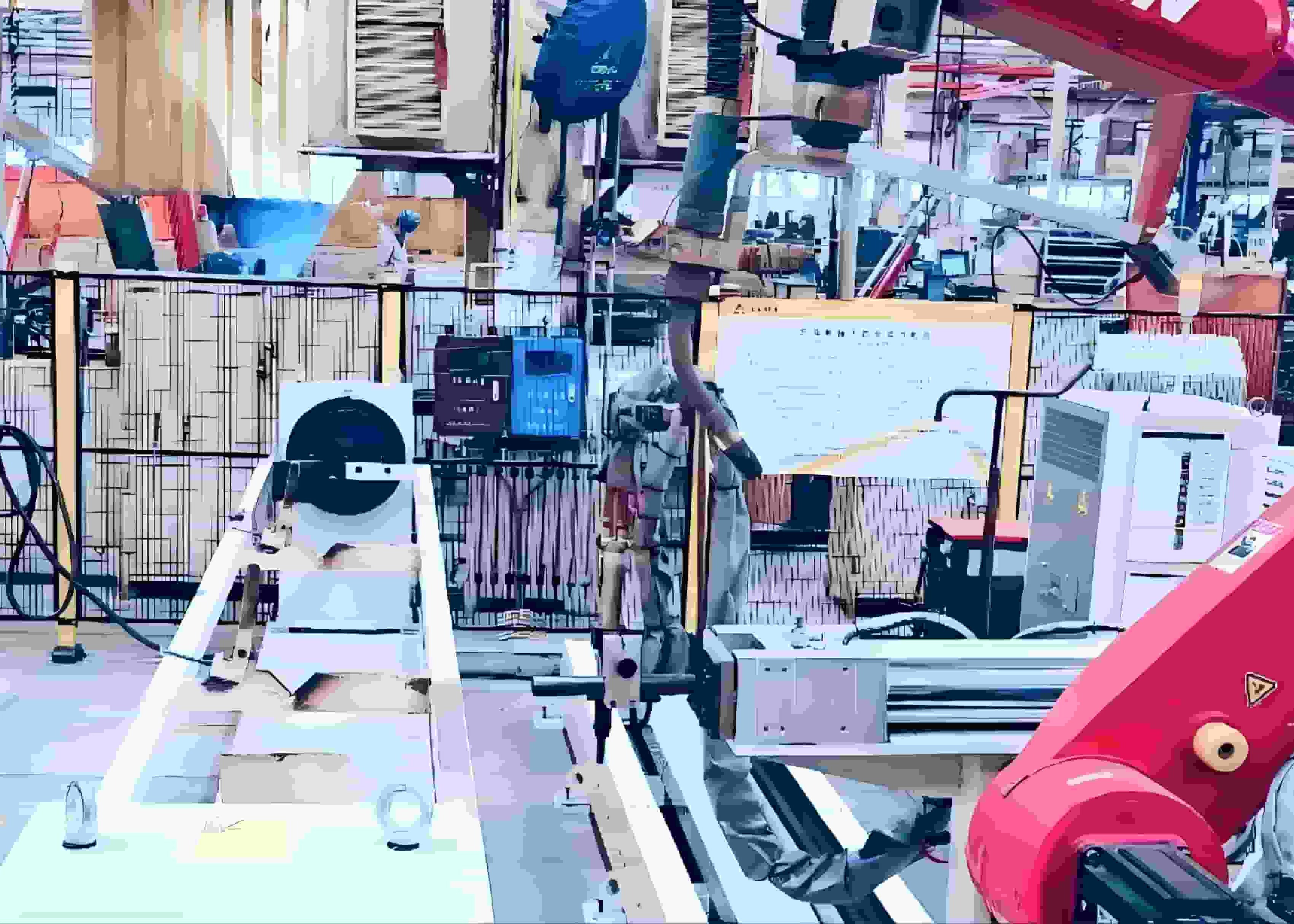 With Welding Torch Standard Robotic Welding Workstation In Engineering Machinery And Shipbuilding