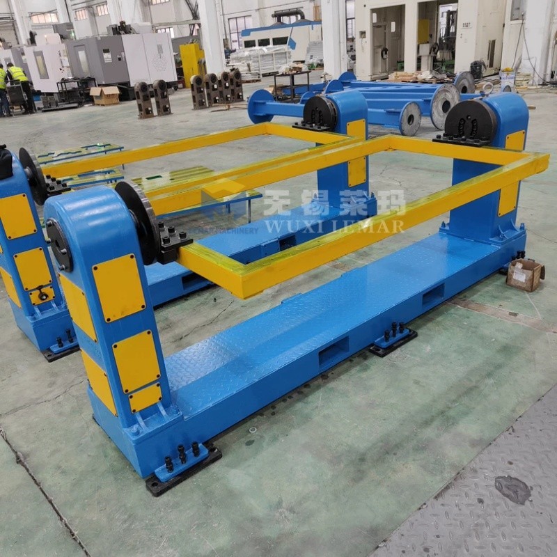 5 Ton Head Tail Welding Positioner, Robot Linkable Automatic Rotary Positioner for Cylinder Vessel Welding