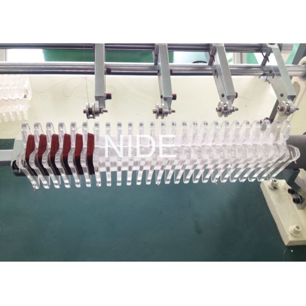 Double Station Automatic Coil Winding Machine For Generator Motor , Deep Pump Motor