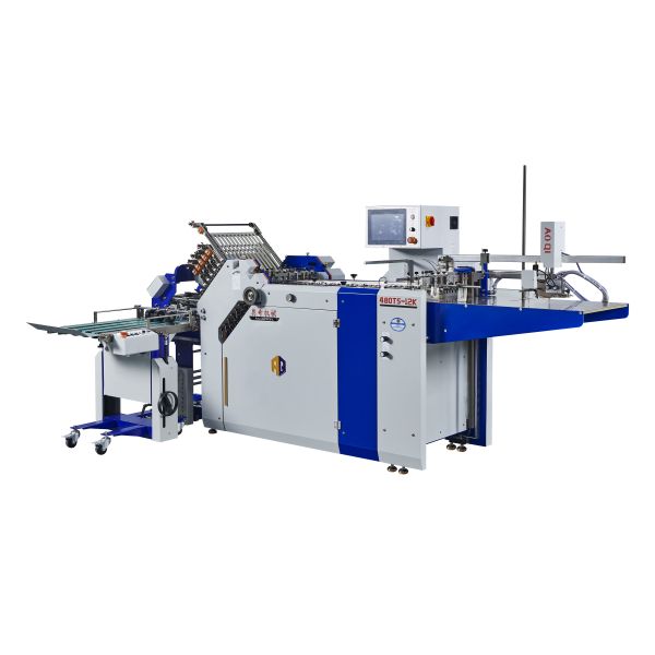 480 mm Fully Automatic Folding Machine With Cross Fold Knife For Folded Booklet Brochure