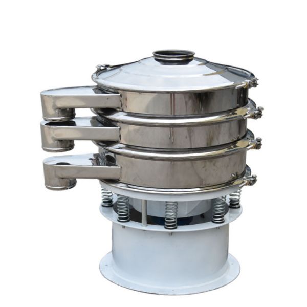 High Frequency Round Multi Deck Rotary Vibrating Screen Sieving Machine for Natural Organic Barley Grass Powder