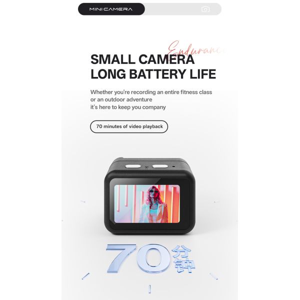 1080P Mini Digital Camera Retro Vintage Compact Design