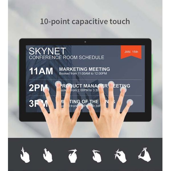 RK3288 POE Android Tablet PoE/NFC/RFID Based With 13.3 Inch LCD Panel