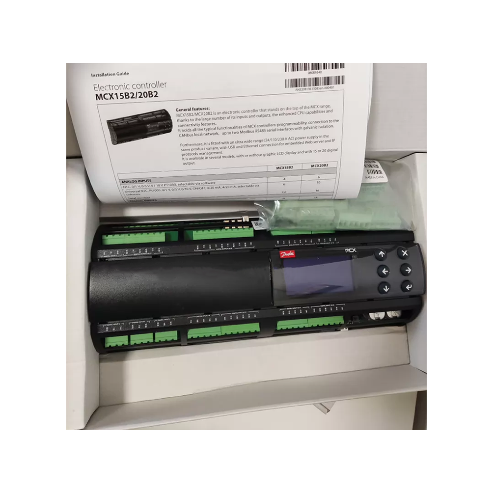 Dan-foss Original Genuine Programmable Logic Controller Quality Assurance Refrigeration Controller MCX08M2 080G0310