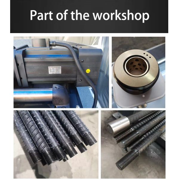 Threading CDRG45 Automatic Steel Rebar Thread Rolling Machine for Structural Projects in Construction Projects