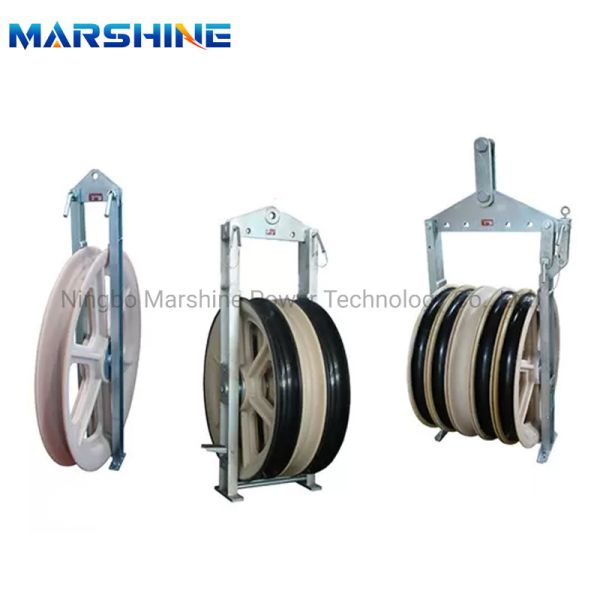 1040mm Large Diameter Stringing Block With 3 Sheaves And 50K-180kn Rated Load