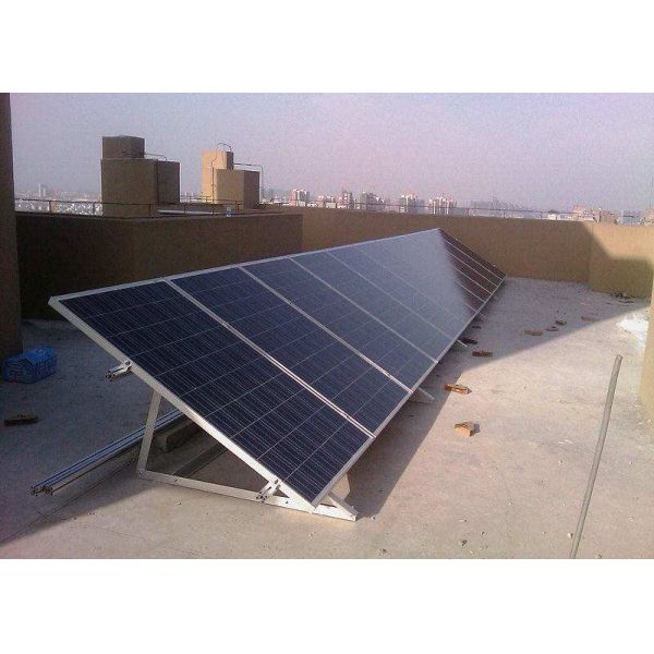 Versatile Aluminum Rooftop Solar Mounting Brackets PV Panel Rack Cost Economical Design