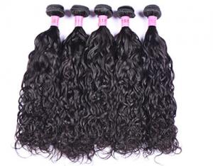 China 6a grade smooth european  human hair water wave hair bundle for sexy lady on sale
