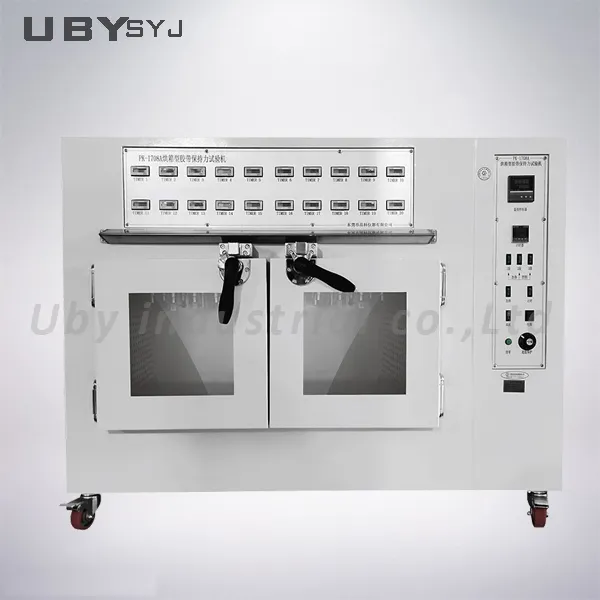 Oven Type Tap Retention Tester with Temperature Range RT~200ºC and Micro Computer P.I.D Control for Adhesive Testing Compliance with GB/T 4851
