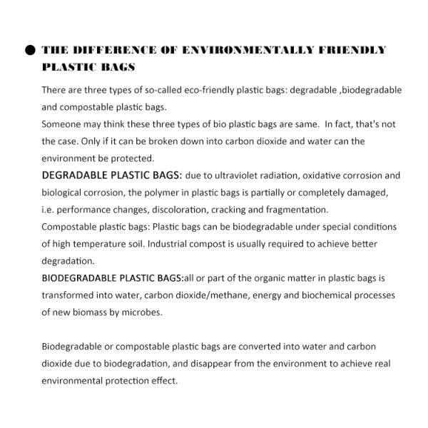Customized Biodegradable Plastic Bags Degradable Pet Garbage Bag for Environment