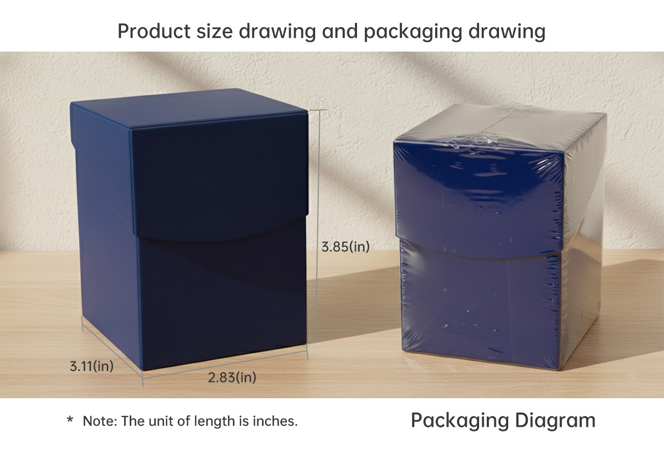 Custom PP Plastic Gaming Card Boxes Durable and Recyclable MTG OEM factory
