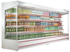 Restaurant Multideck Display Fridge For Fruit / Vegetable / Beverage