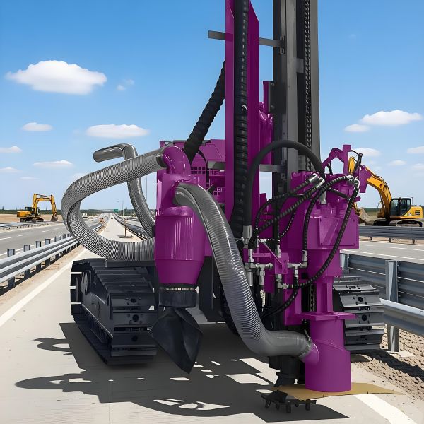 Multifunctional Pile Driver Four Piling Methods High Efficiency Hydraulic Hammer Pile Driver Machine