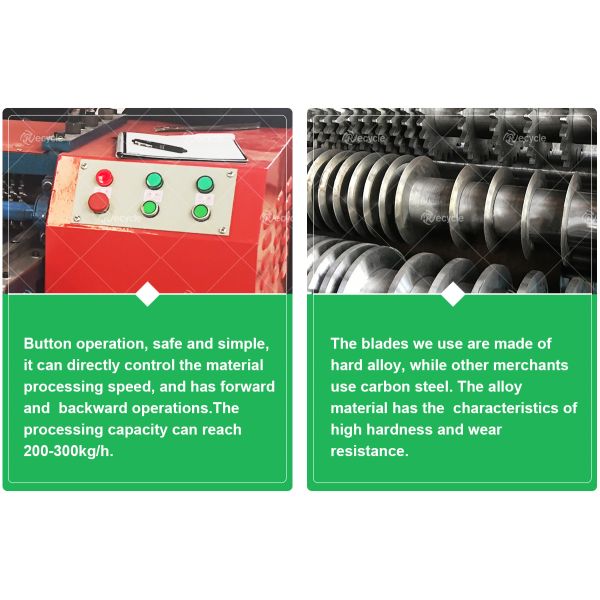 Radiator Copper And Aluminum Separator Radiator Separating Machine